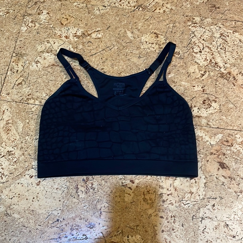 Athletic bra workout